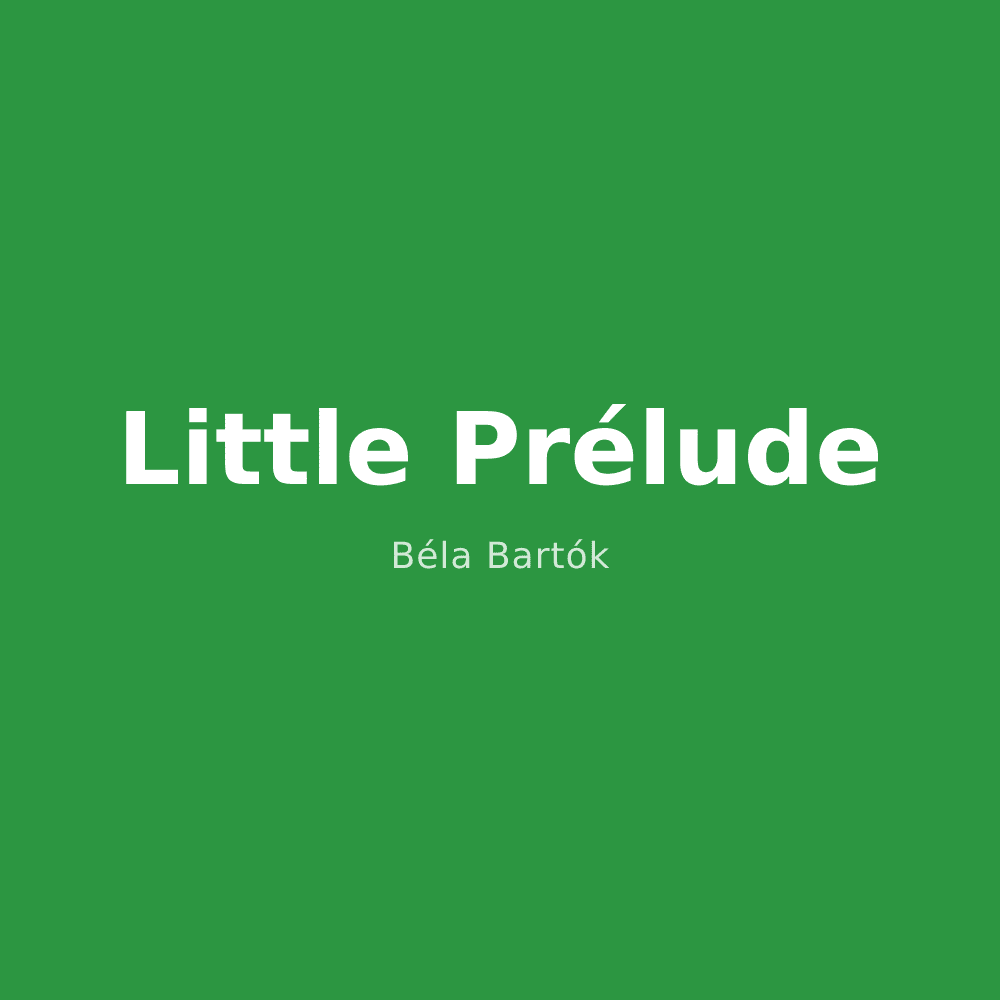 Little Prélude