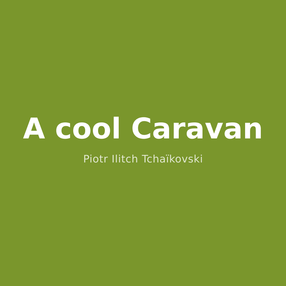A cool Caravan