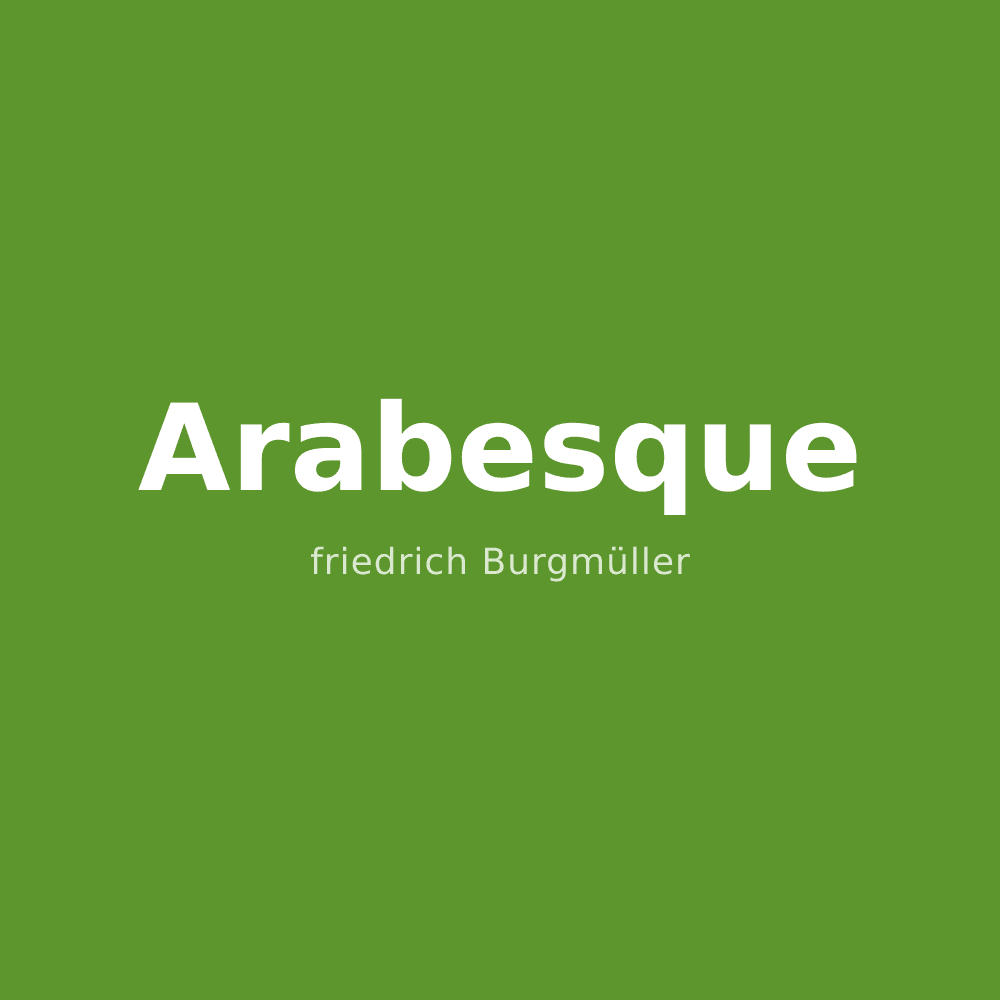 Arabesque en La mineur, Op. 100 n° 02