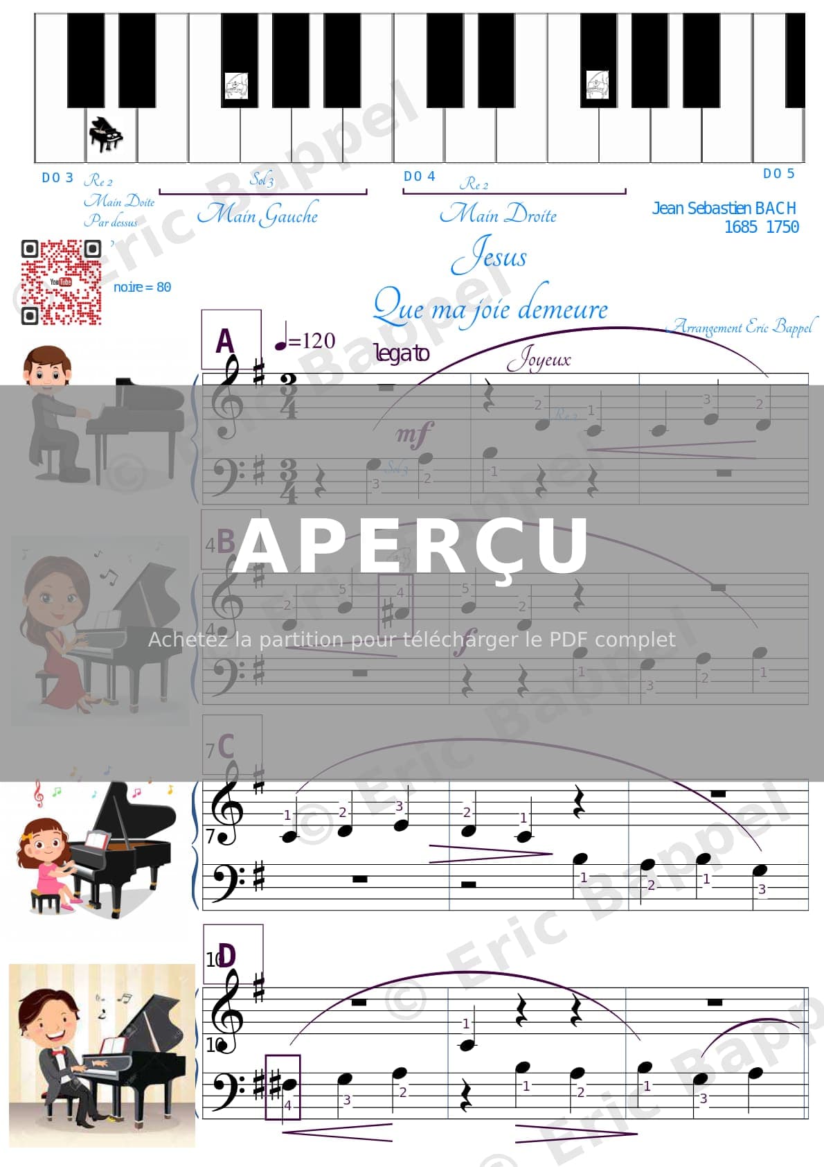Jésus, que ma joie demeure (BWV 147) en Sol majeur — Extrait page 2 sur 3