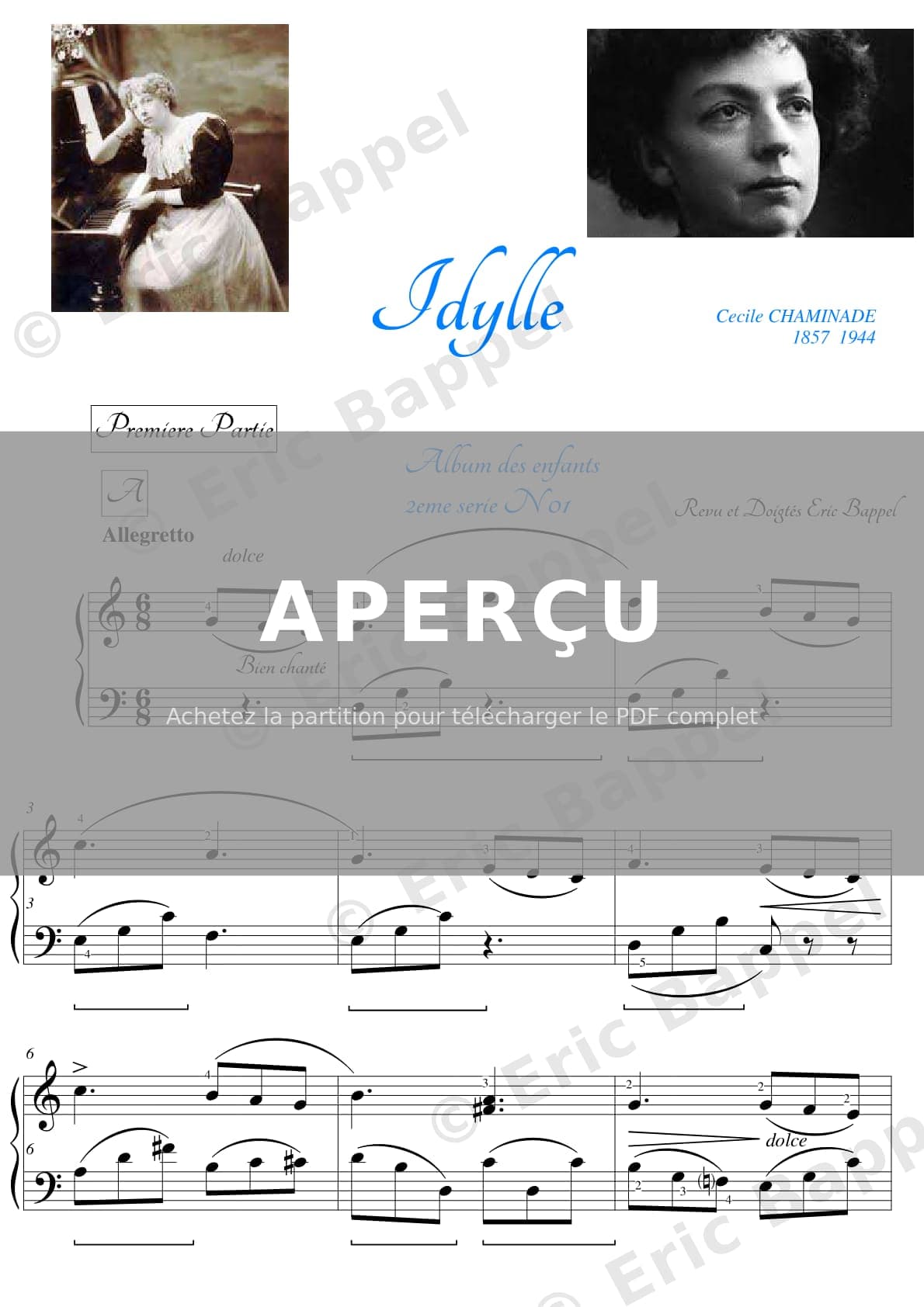 Idylle Album des enfants, Op. 126 — Extrait page 1 sur 4