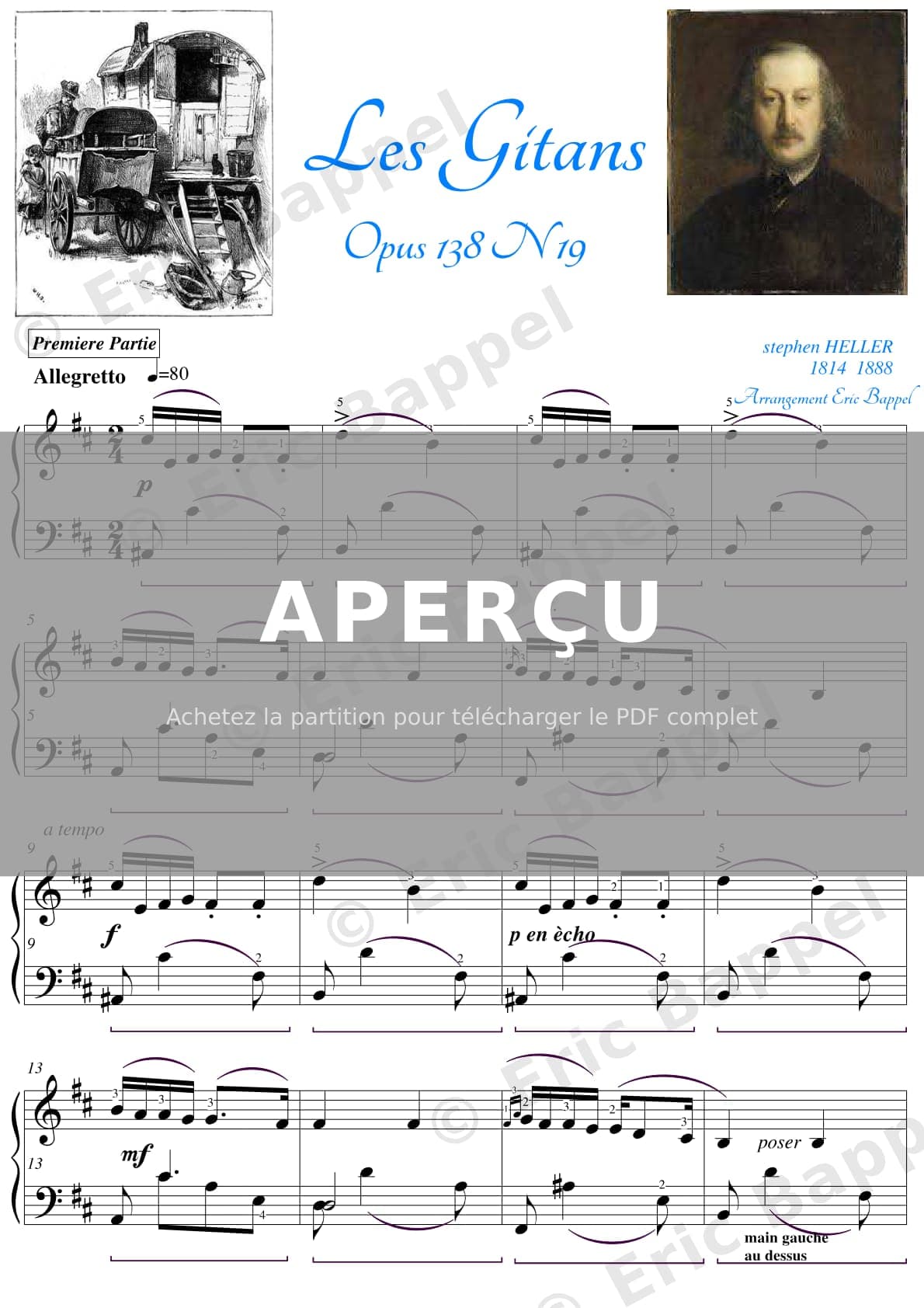 Les Gitans, Op. 138 No. 19 — Extrait page 1 sur 4