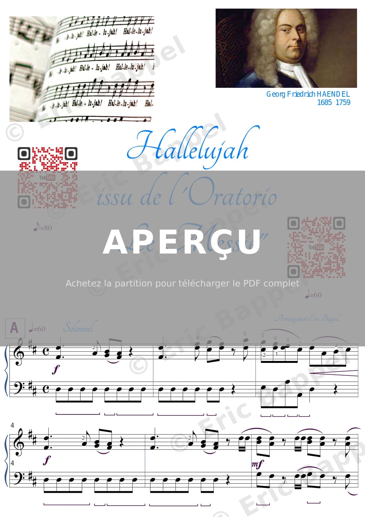 Le Messie. Alléluia — Extrait page 1 sur 2