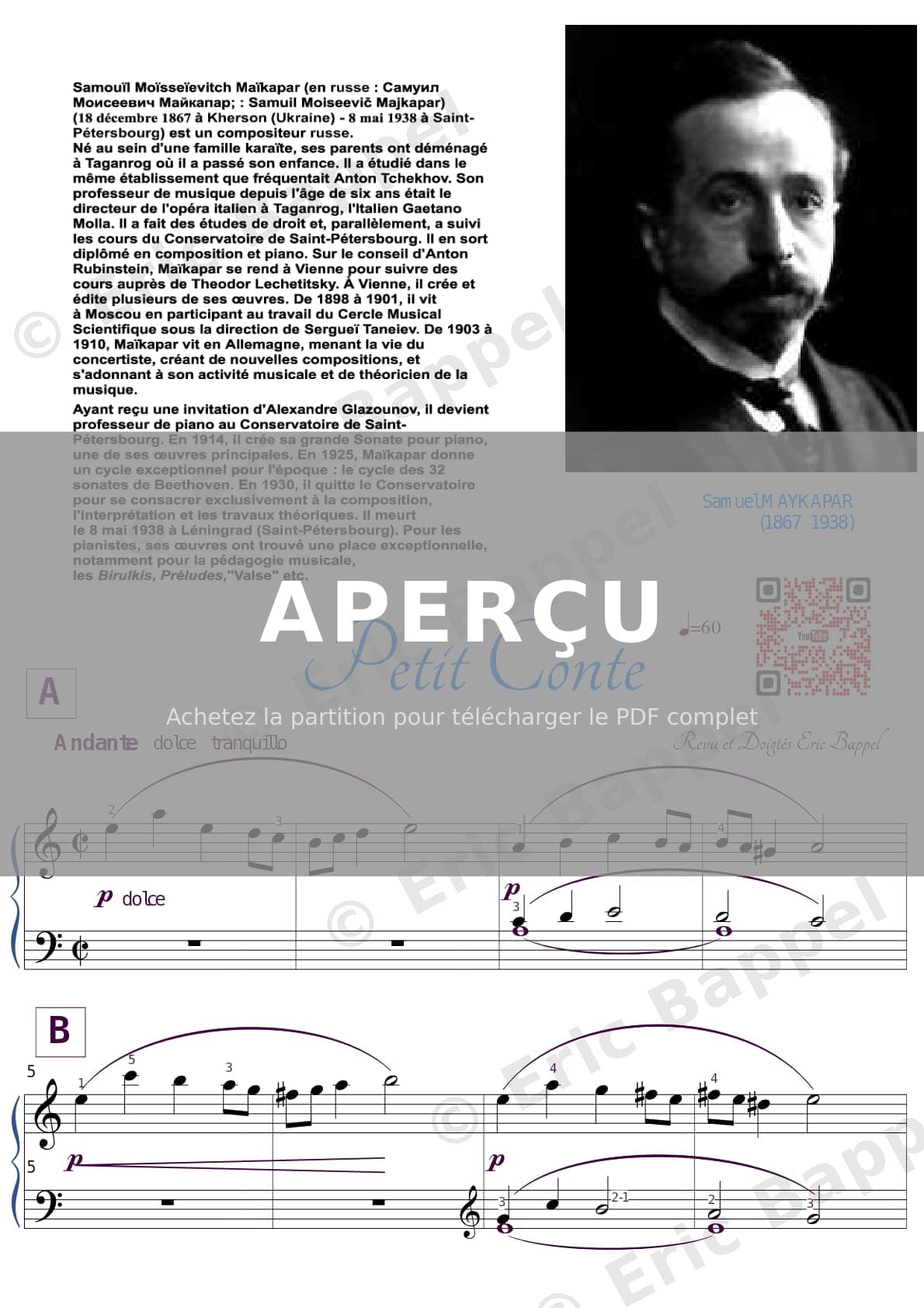 Petit Conte — Extrait page 1 sur 2