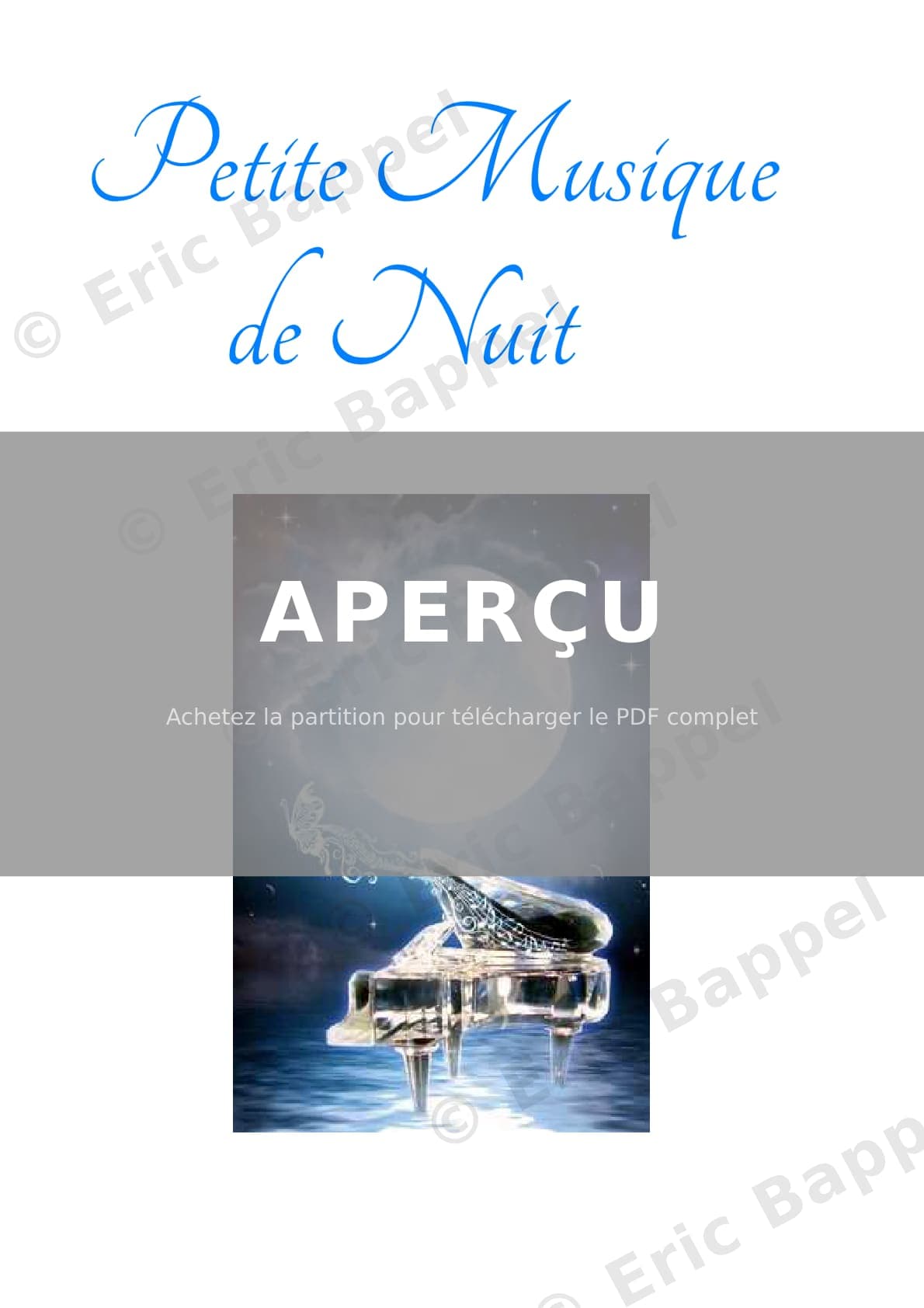 Petite musique de nuit — Extrait page 1 sur 3