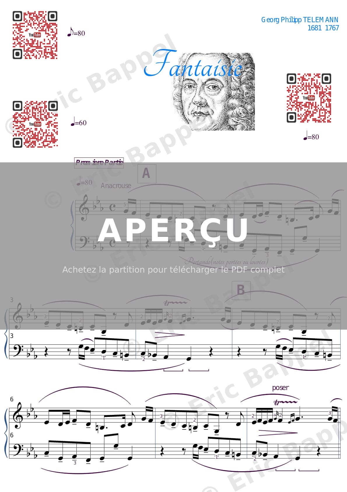 Fantasia en Do mineur, BWV 33:35 — Extrait page 1 sur 2