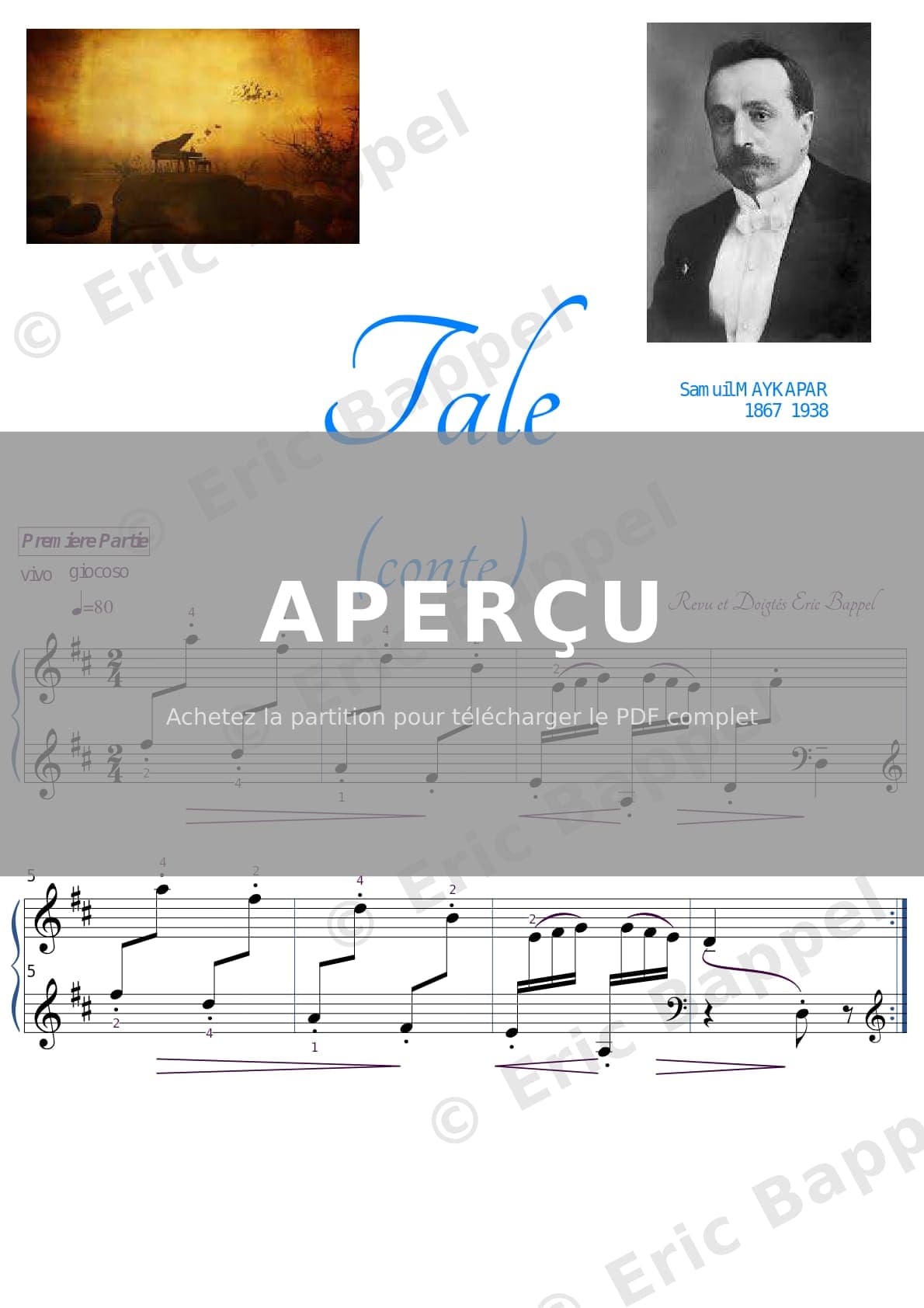 Tale, Op. 98 No. 01 — Extrait page 1 sur 2