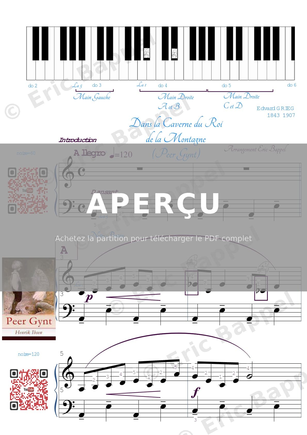 Dans la caverne du Roi de la montagne (Peer Gynt) — Extrait page 1 sur 3