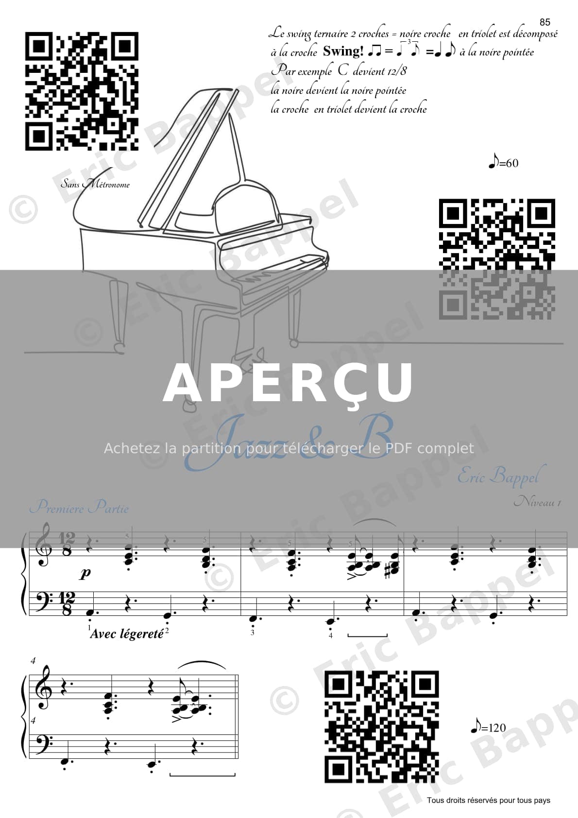 Jazz & B (niveau 1) — Extrait page 1 sur 4