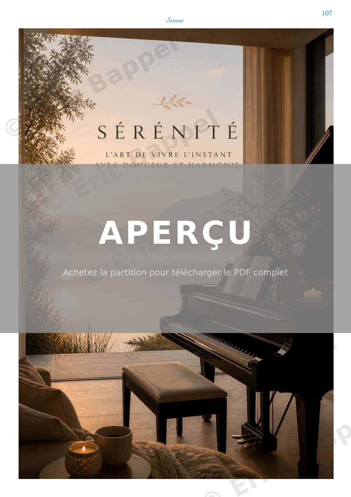Sérénité — Extrait page 1 sur 4