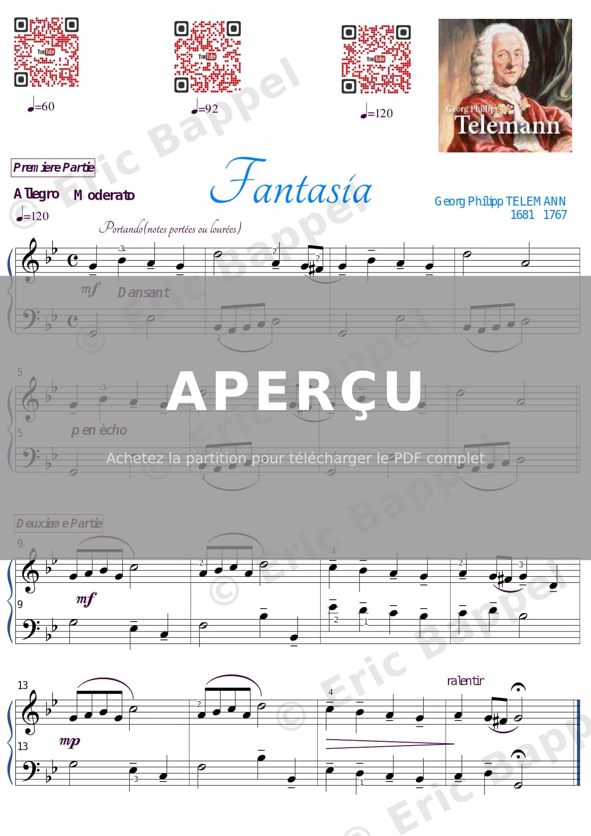 Fantasia en Sol mineur — Extrait page 1 sur 1