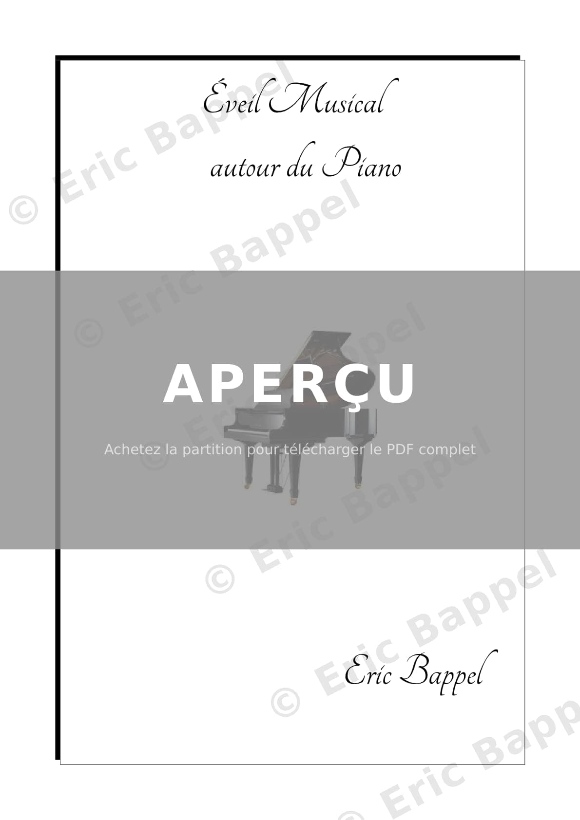 Méthode de piano — Extrait page 1 sur 555