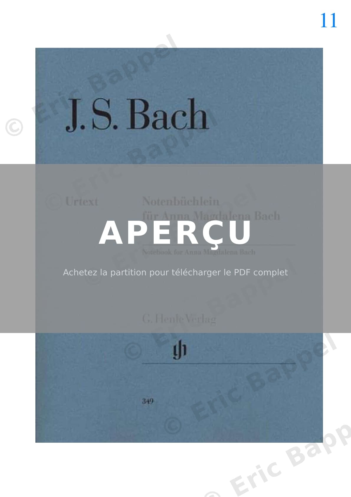 BACH (anonyme ) Menuet en sol M (petits livres d Anna Magdalena BACH) — Extrait page 1 sur 4
