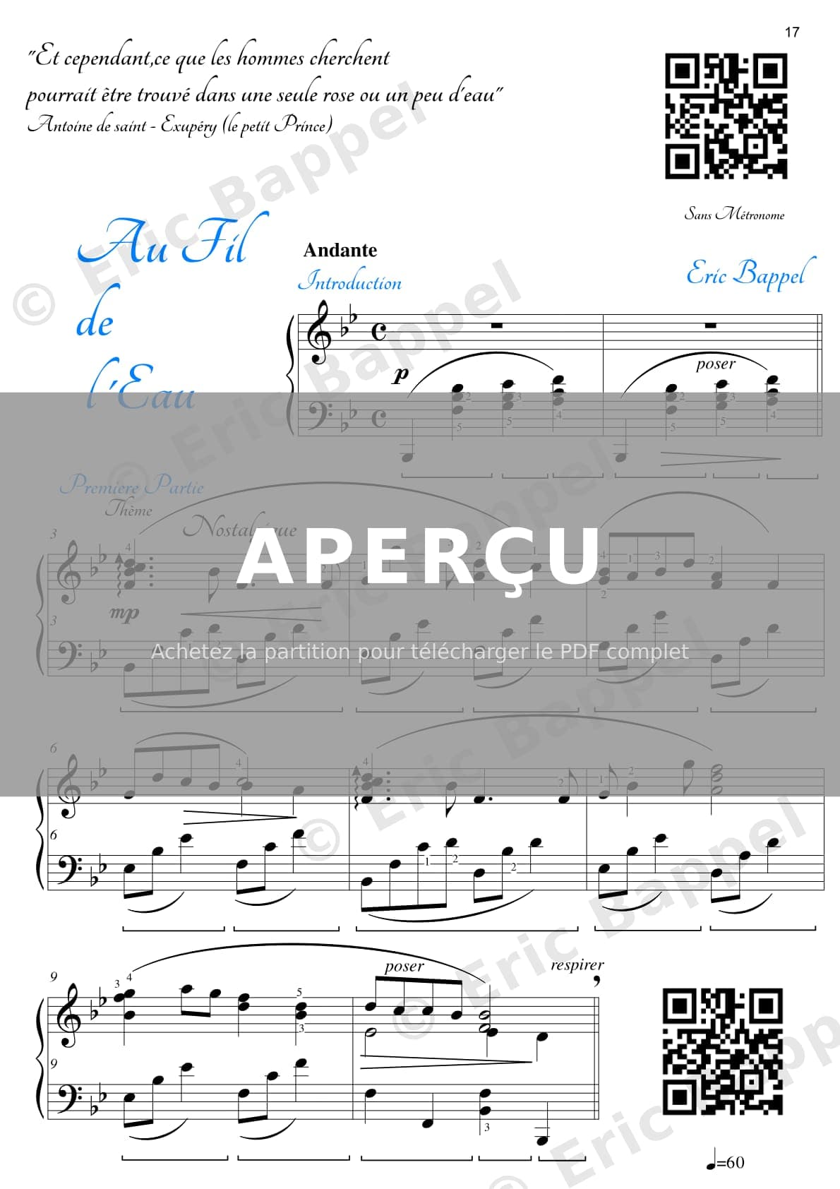 Au fil de l'eau — Extrait page 1 sur 4