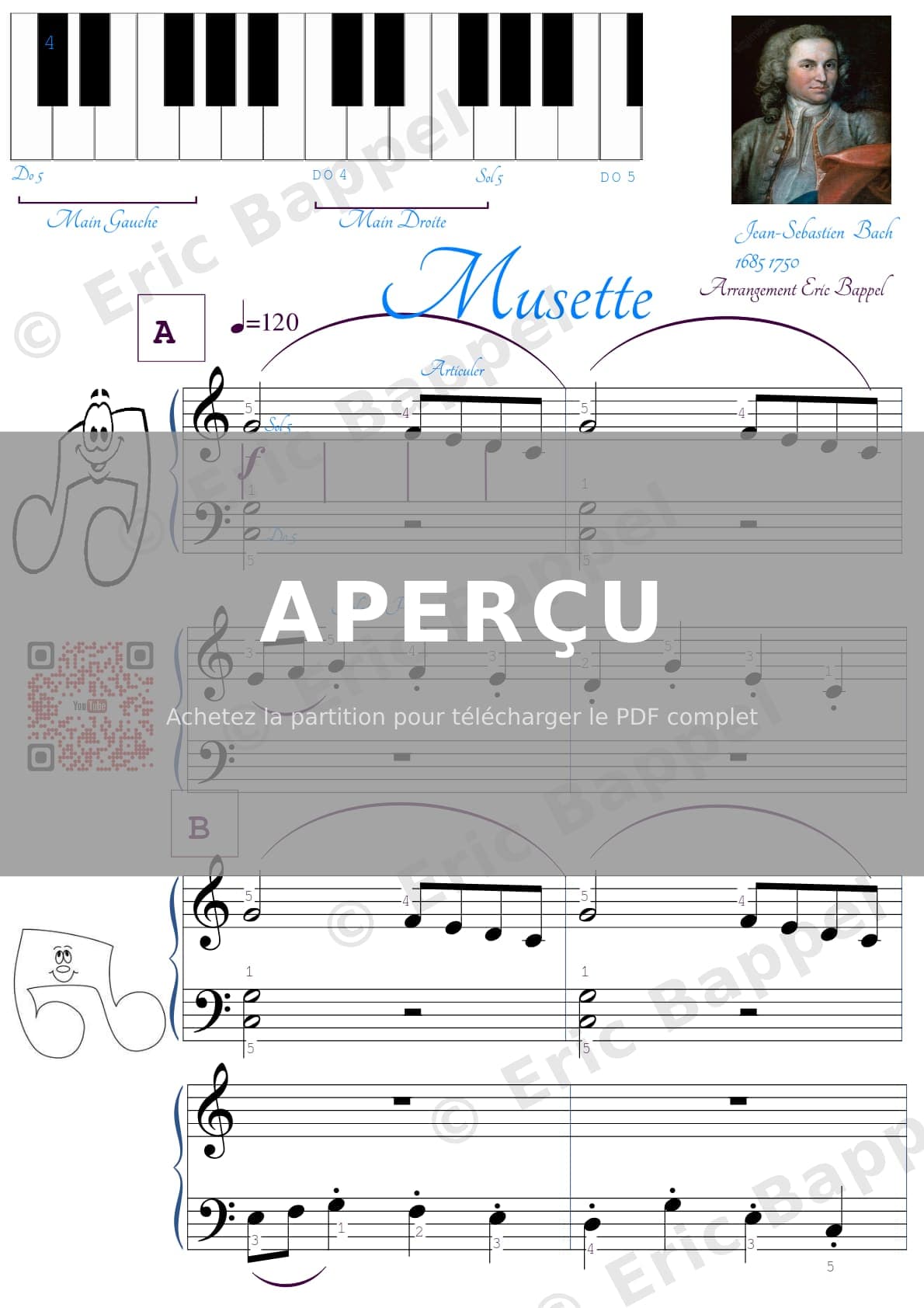 Musette transposée en Do — Extrait page 1 sur 2