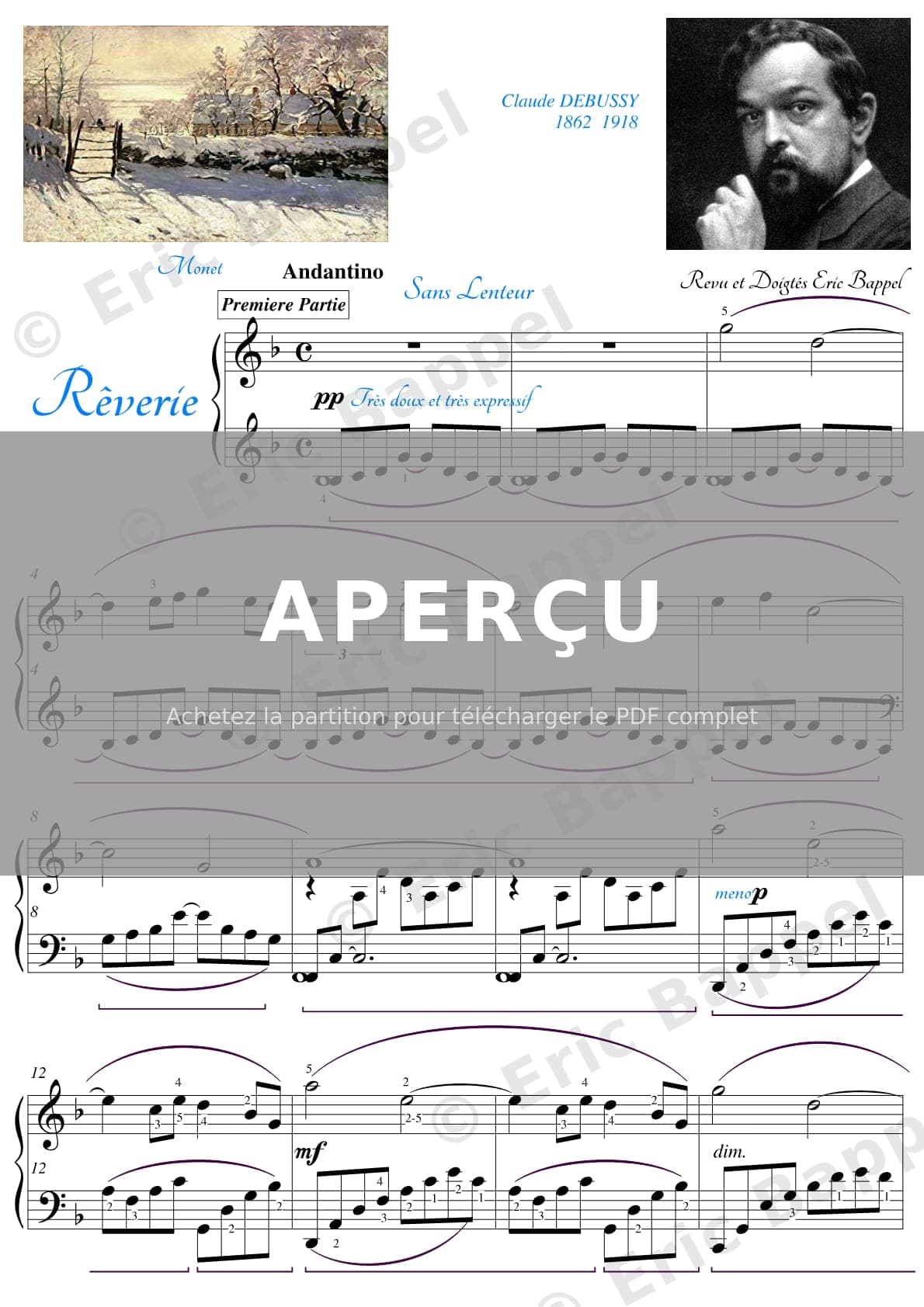 Rêverie — Extrait page 1 sur 8