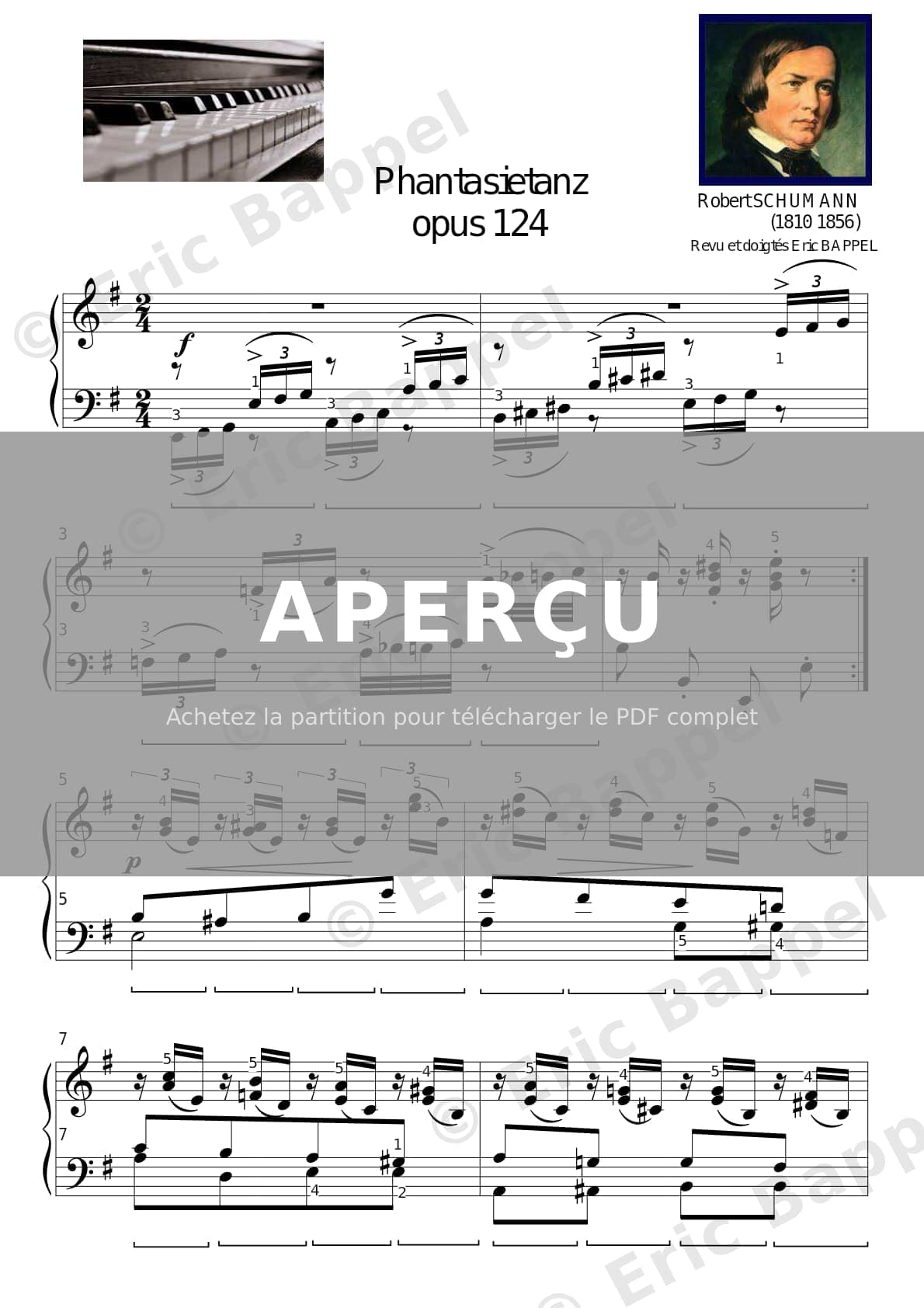 Phantasietanz, Albumblätter, Op. 124 No. 05 — Extrait page 1 sur 4