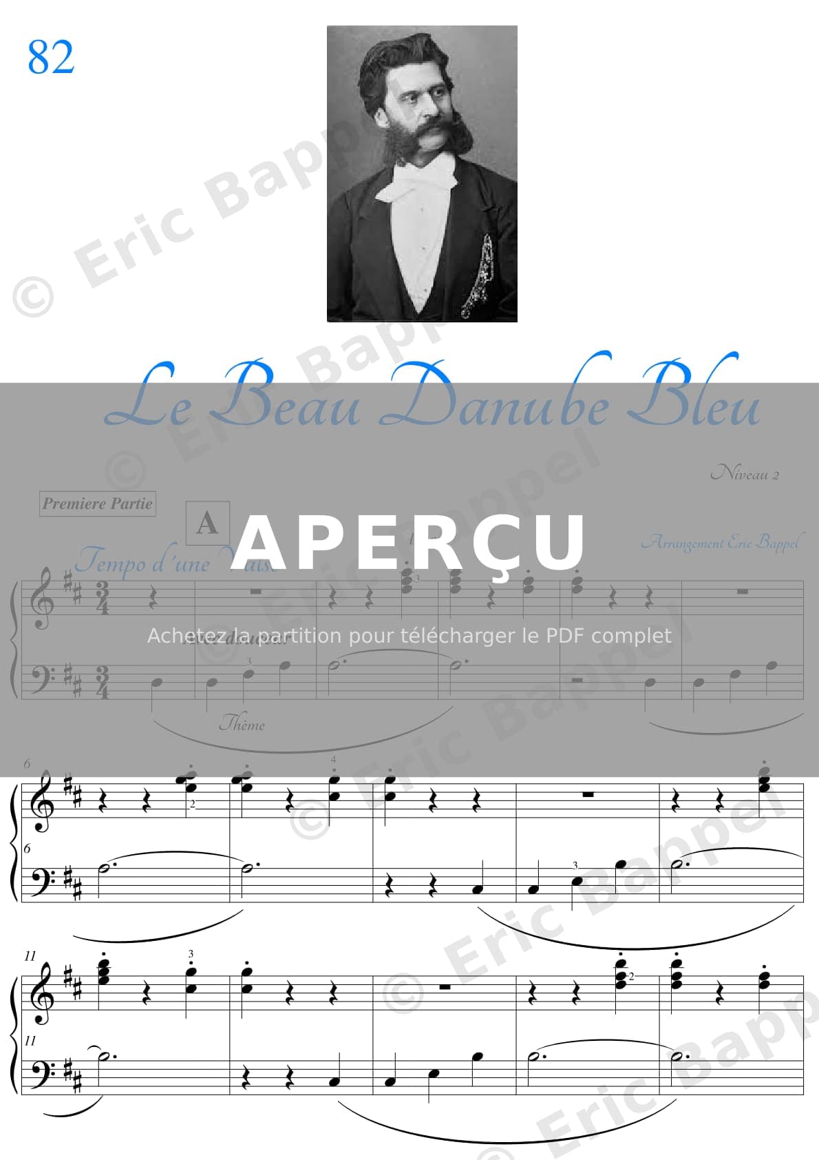 Le beau danube bleu — Extrait page 2 sur 6