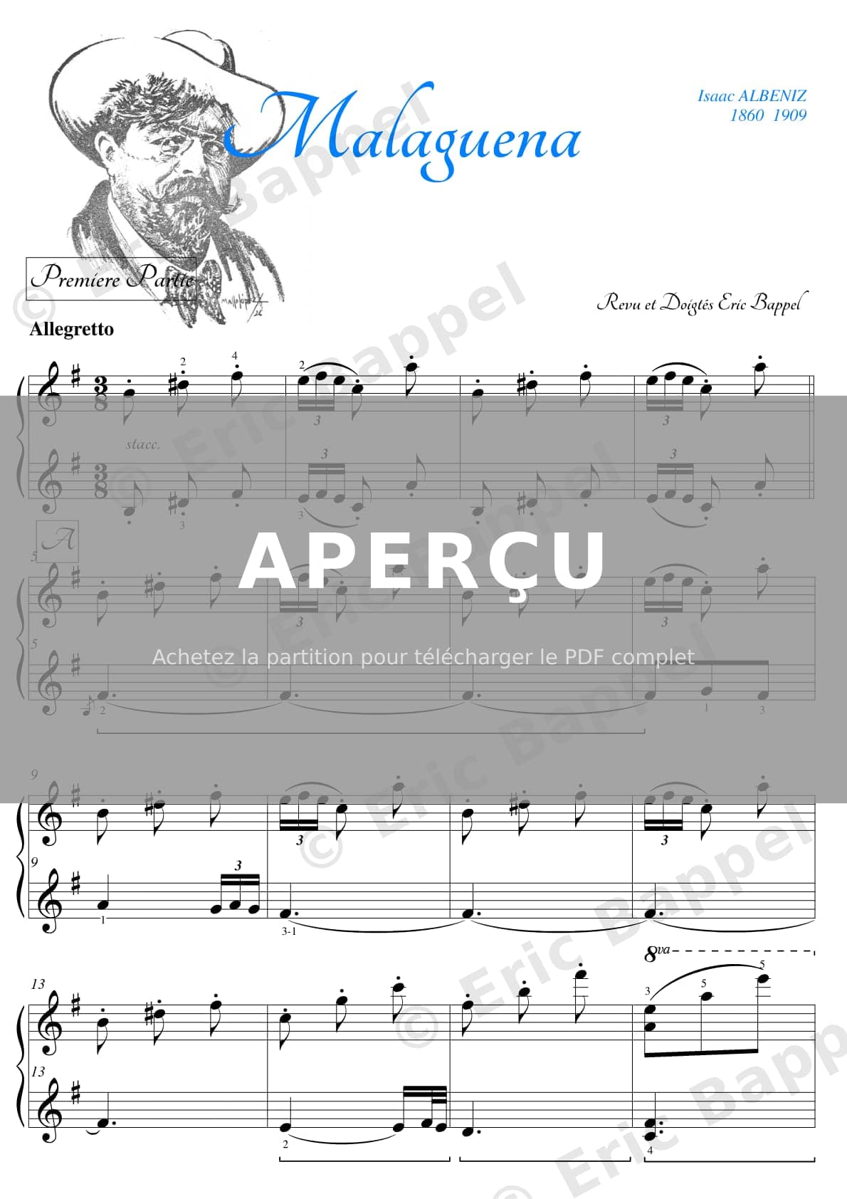 Espana - Malaguena — Extrait page 1 sur 11