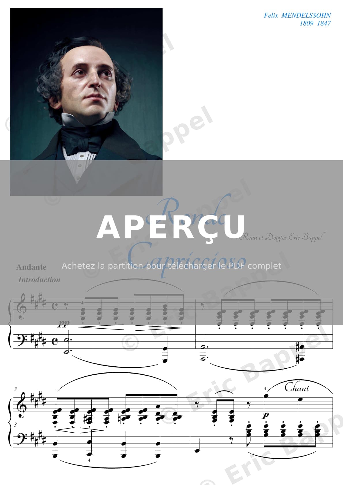 Rondo capriccioso, Op. 14, MWV U67 — Extrait page 1 sur 29