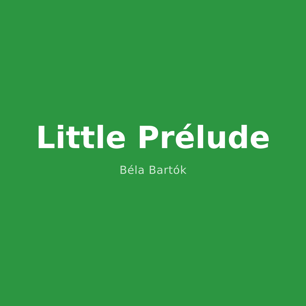 Little Prélude